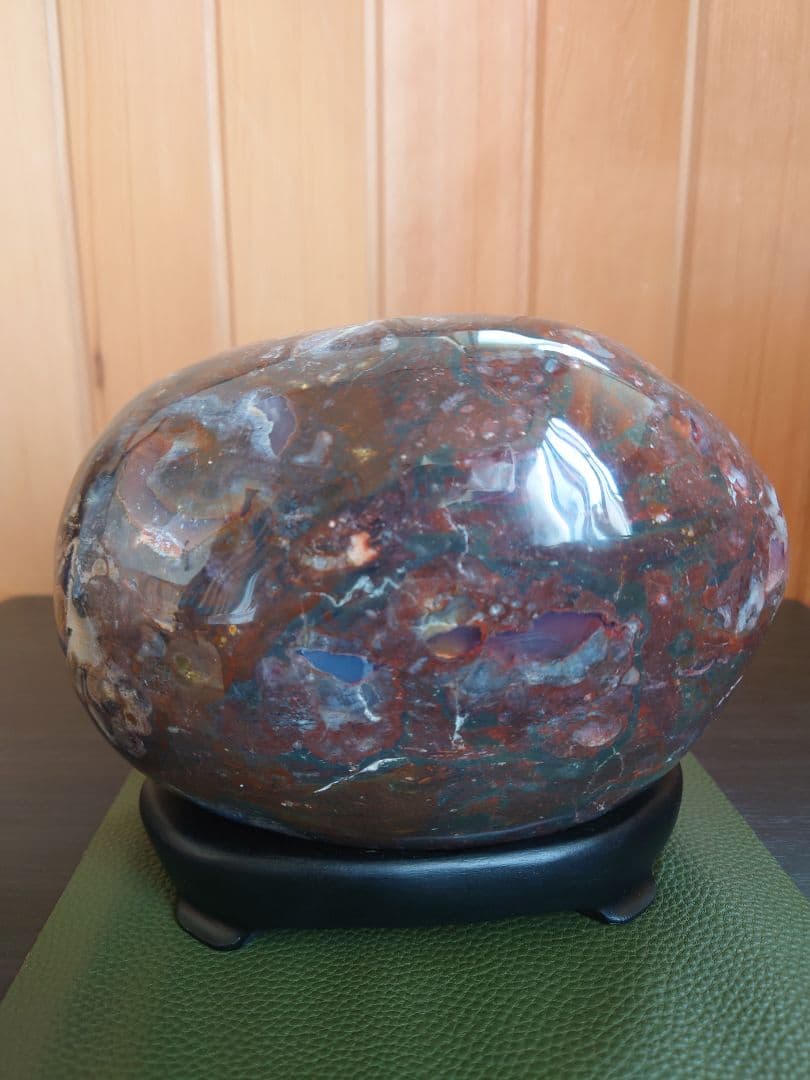 津軽　錦石 花子石　鑑賞石　青森県津軽西海岸　自然石　盆石　水石