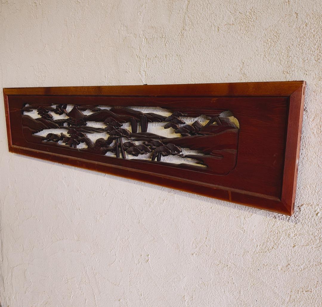 欄間１　古道具　ビンテージ　和建築　店舗什器　M0187