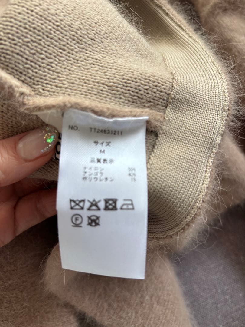 THE TOE Richmond angora sweaterニットワンピースM