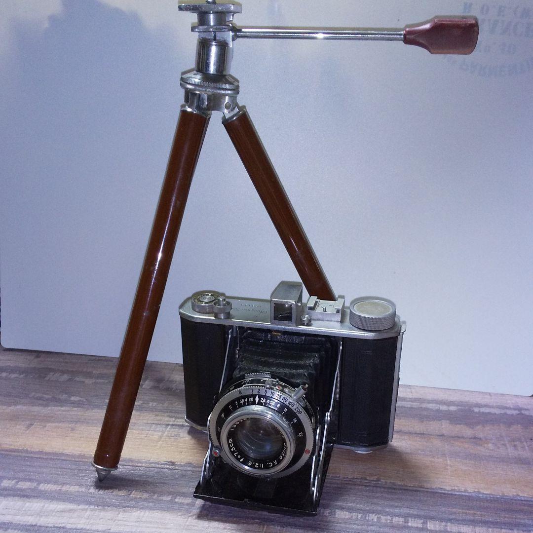 ☆❪超貴重品❫[レトロ]OLYMPUS  Six[蛇腹式]三脚セット！