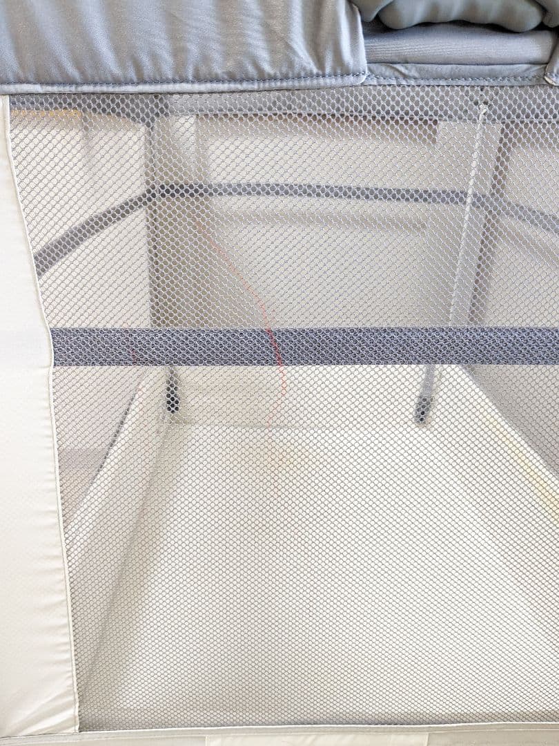 アップリカ ココネル エアー AB グレーベア ベビーベッド 折りたたみ