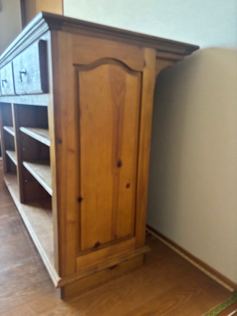 ナチュラルウッドカウンターテーブル