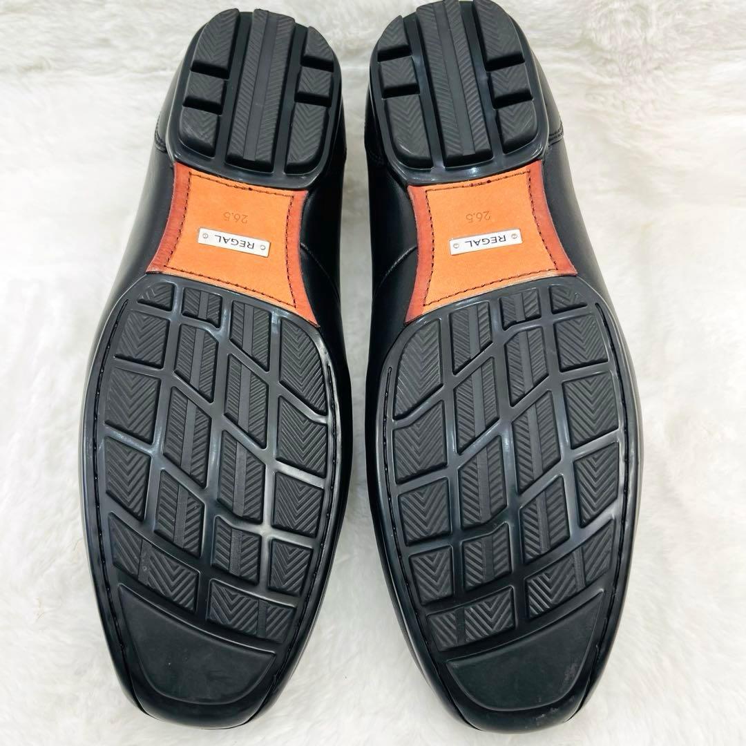 【美品】リーガル　ローファー　スリッポン　【26.5】ブラック