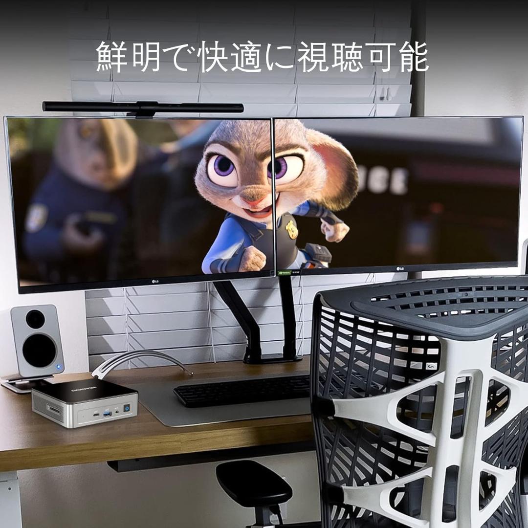 ミニPC 第11世代 N5105 16GB デュアル DDR4 512G SSD