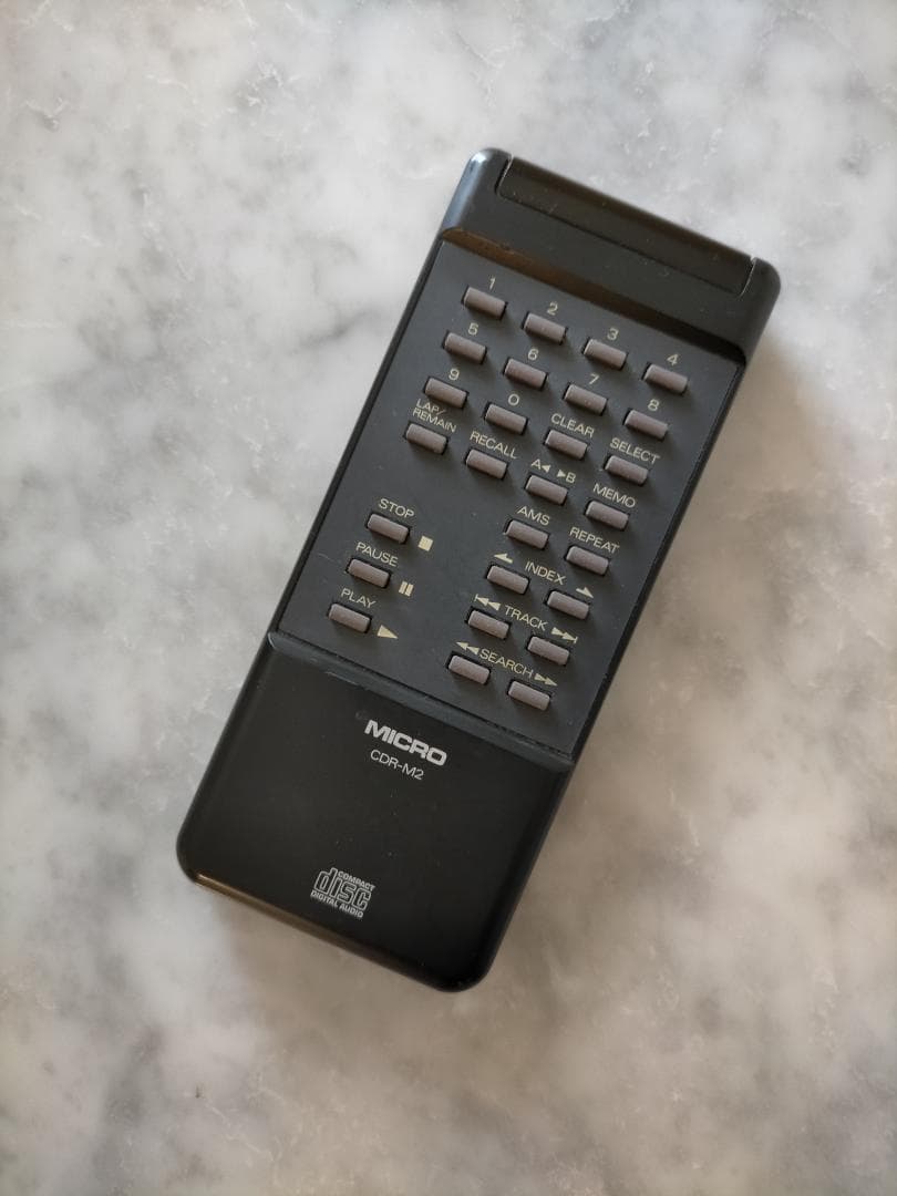 MICRO(マイクロ)CD用リモコン(remote) 適応機種：CD-M100
