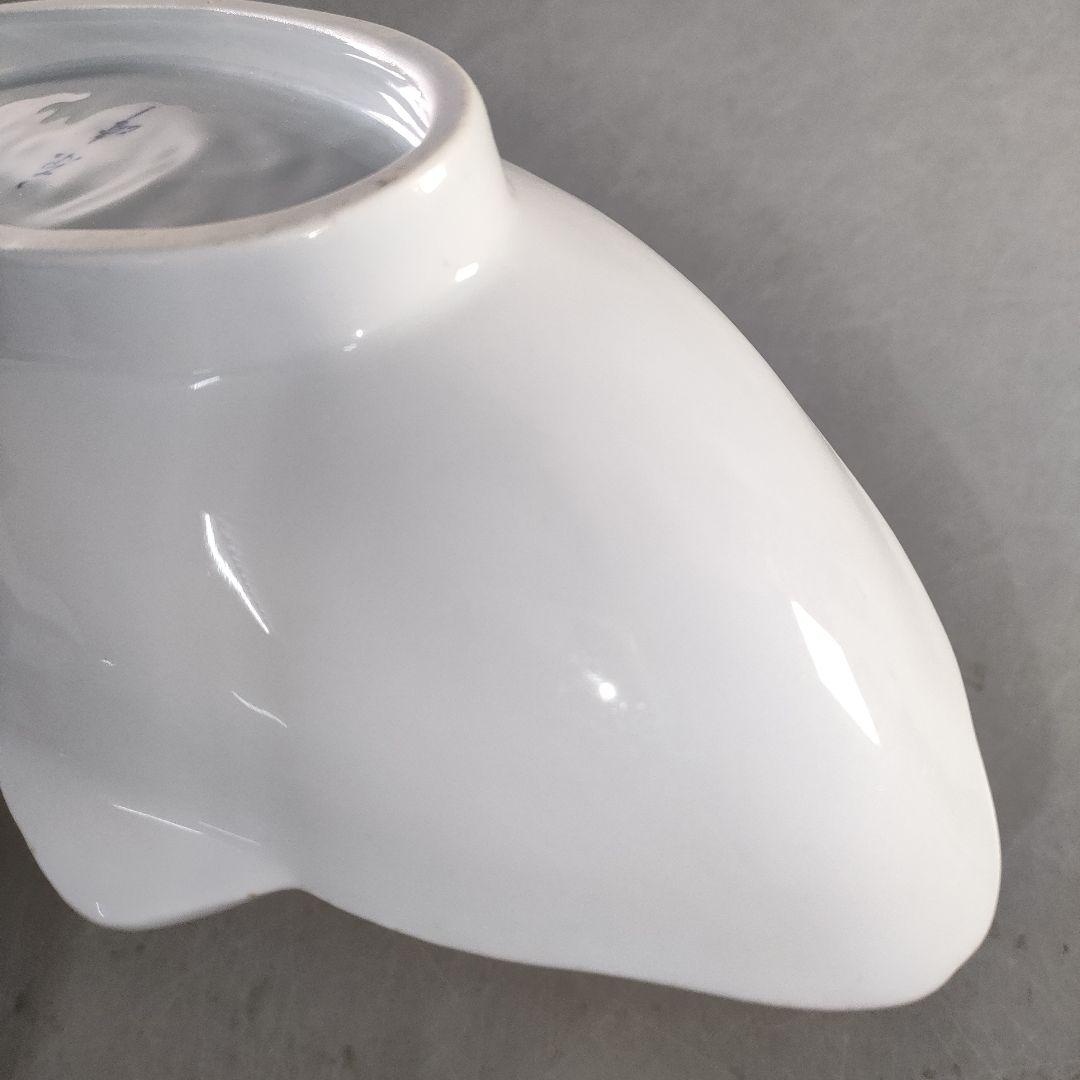 A1374-3/京峰 作/白磁魚文銘々皿5客/大皿/飾皿/盛皿/膾皿/懐石道具/