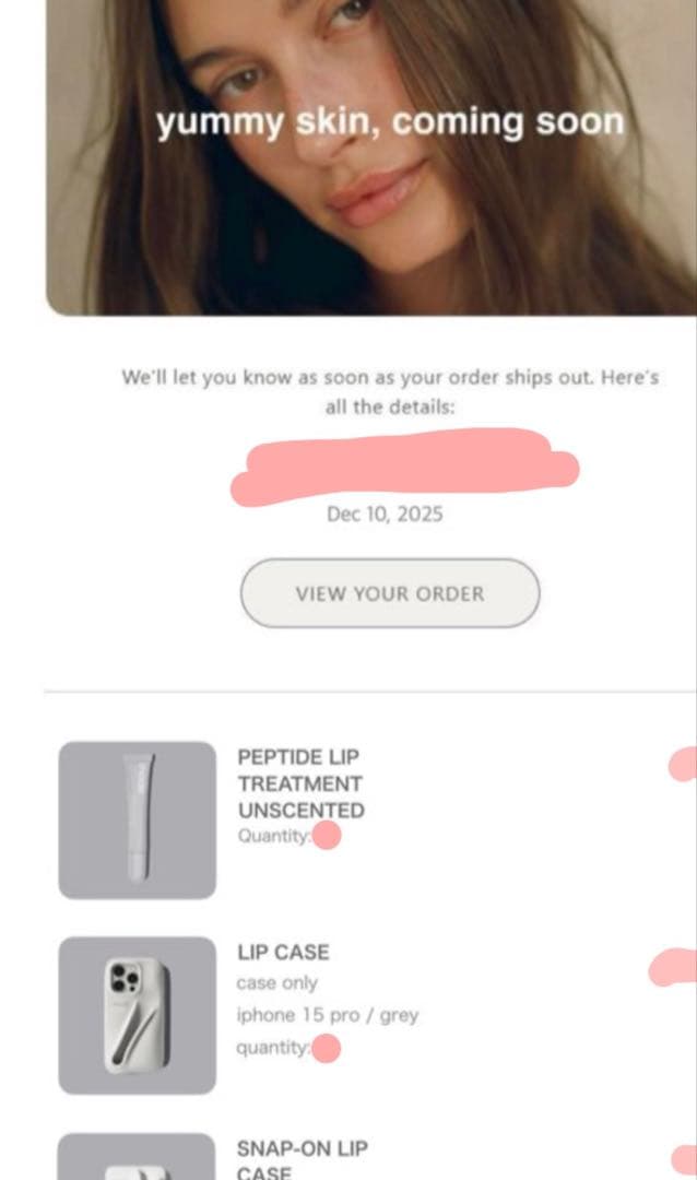 新品 Rhode iPhone15proケース&リップ セット