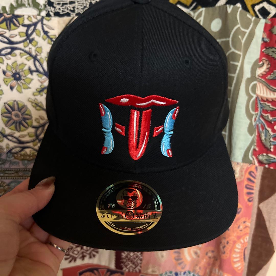 野性爆弾クッキー監修 ブティック紫歯茎 キャップ