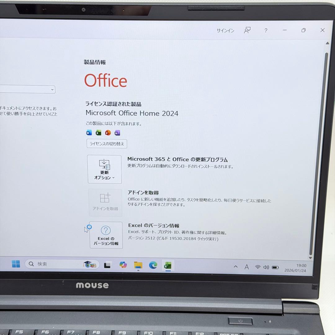 Windowsノート本体 Mouse computer X4-i7CMLAB-BPQD I7/16/512