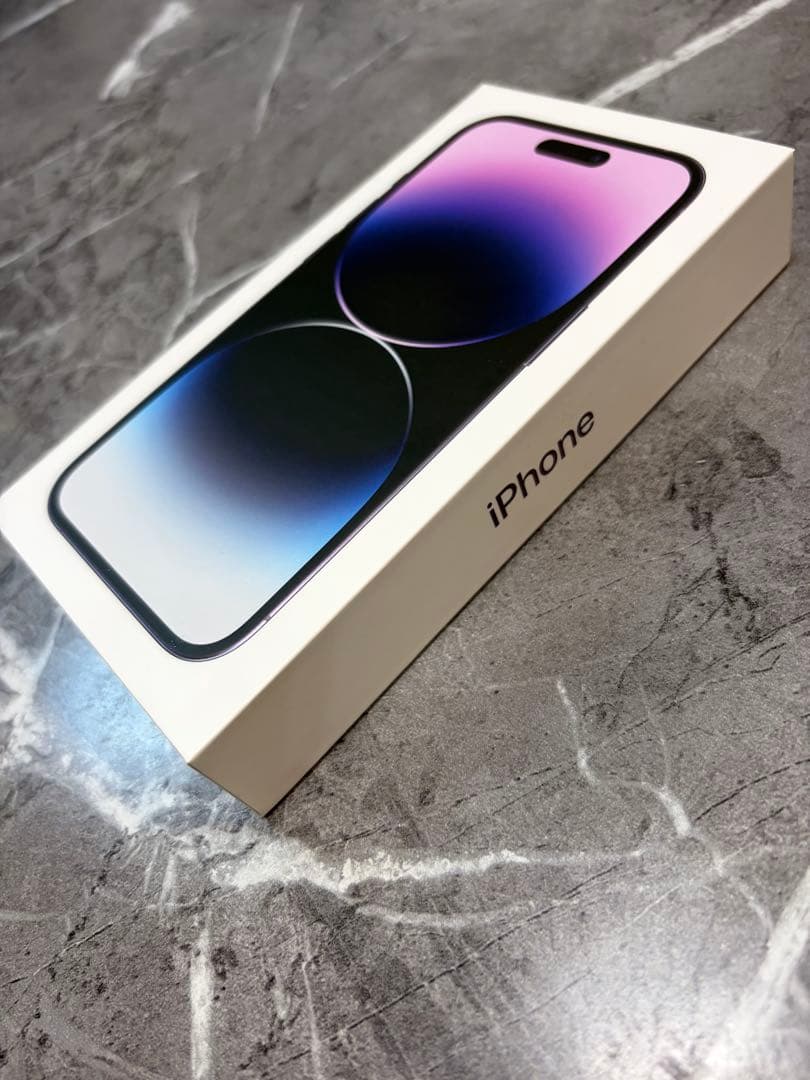 iPhone14 Pro128GB ディープパープル本体SIMフリー+箱＋付属品