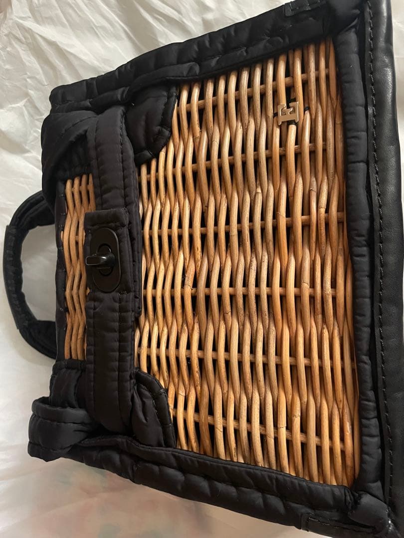 新品 未使用 ebagos 2021AW かごバッグ ブラック