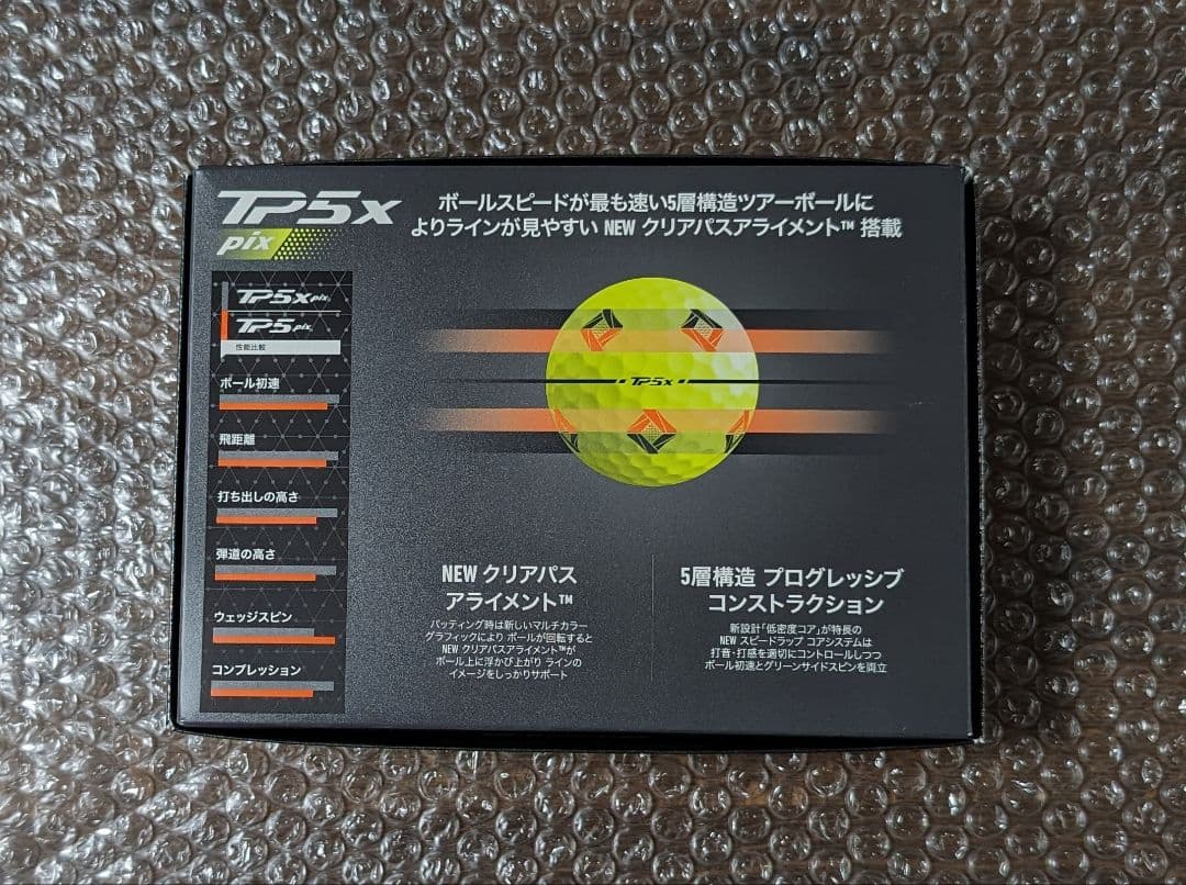 新品　テーラーメイド TP5x pix イエロー 2024年モデル 2ダース
