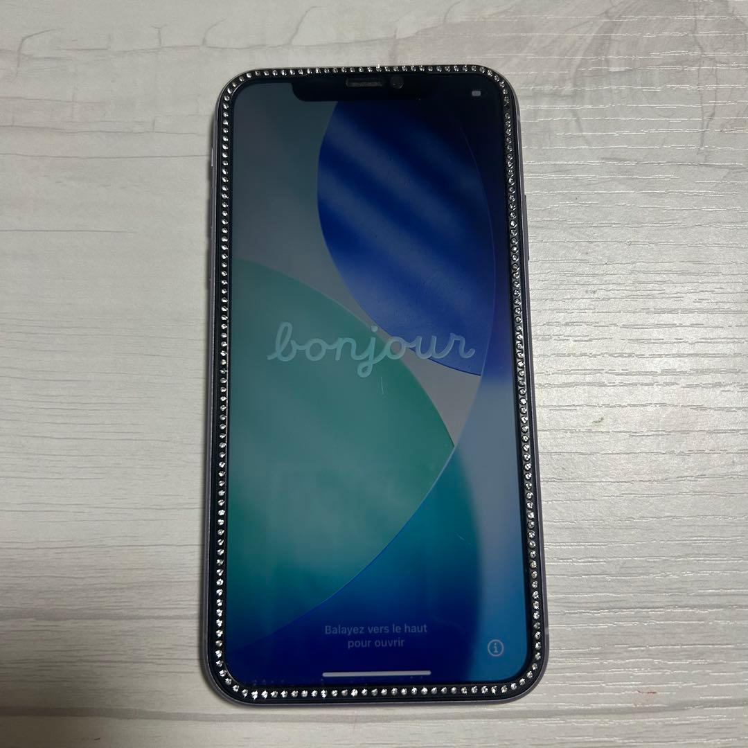 美品　iPhone11 バッテリー87% パープル 64GB