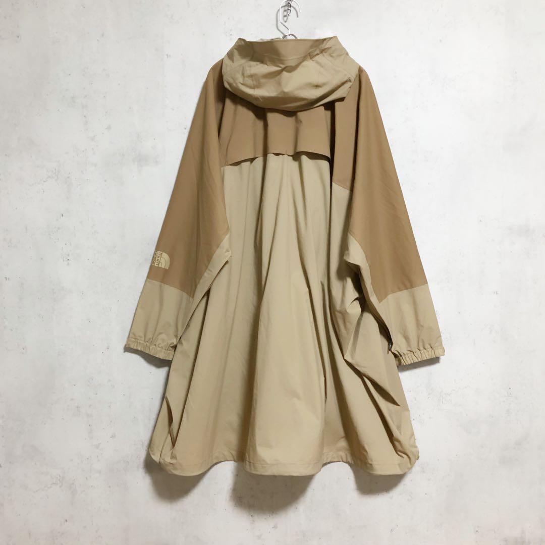 ノースフェイス ハイベント フード付き タグアンポンチョコート　レインコート