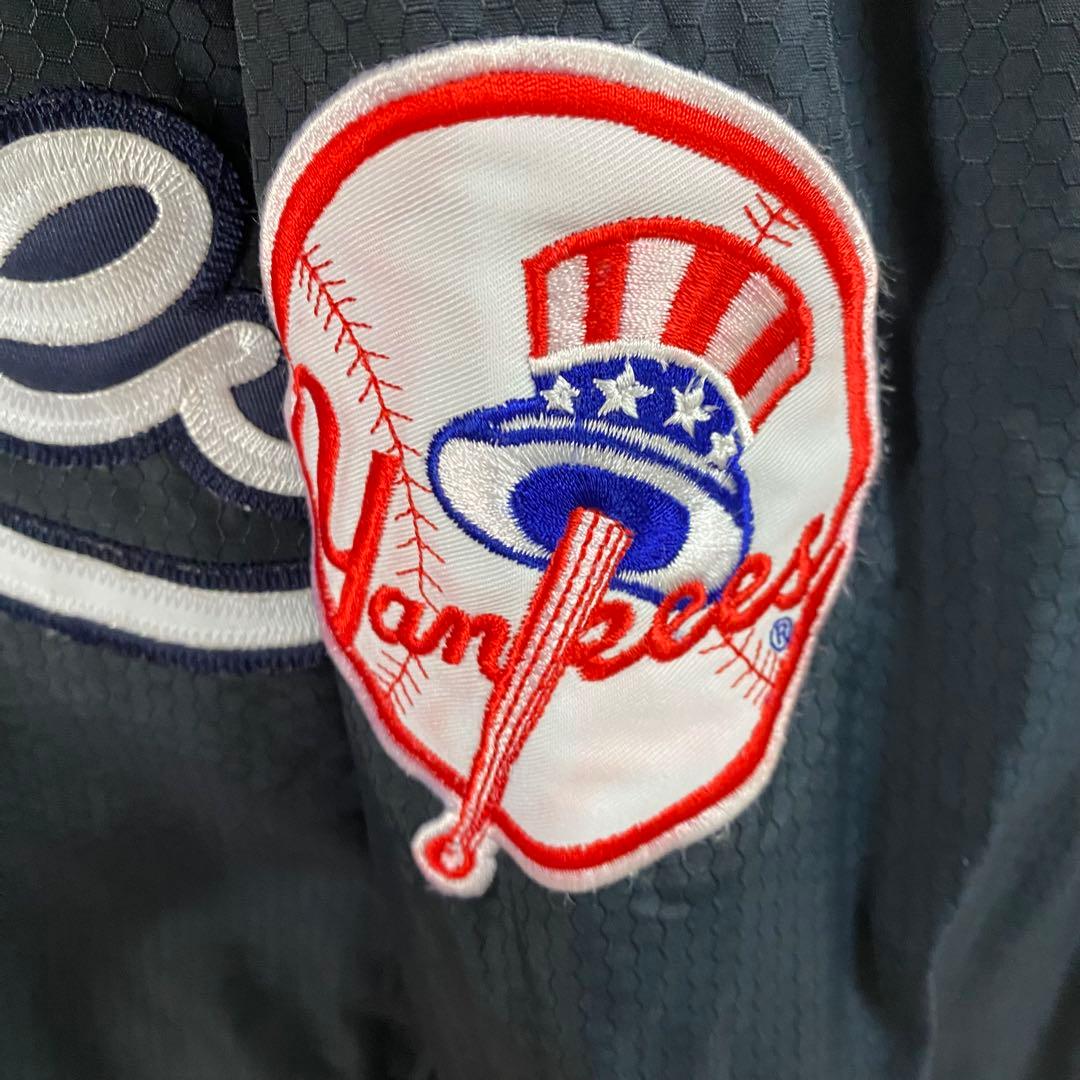 MLB ヤンキース　90s総刺繍スタジャン　ブラックネイビー
