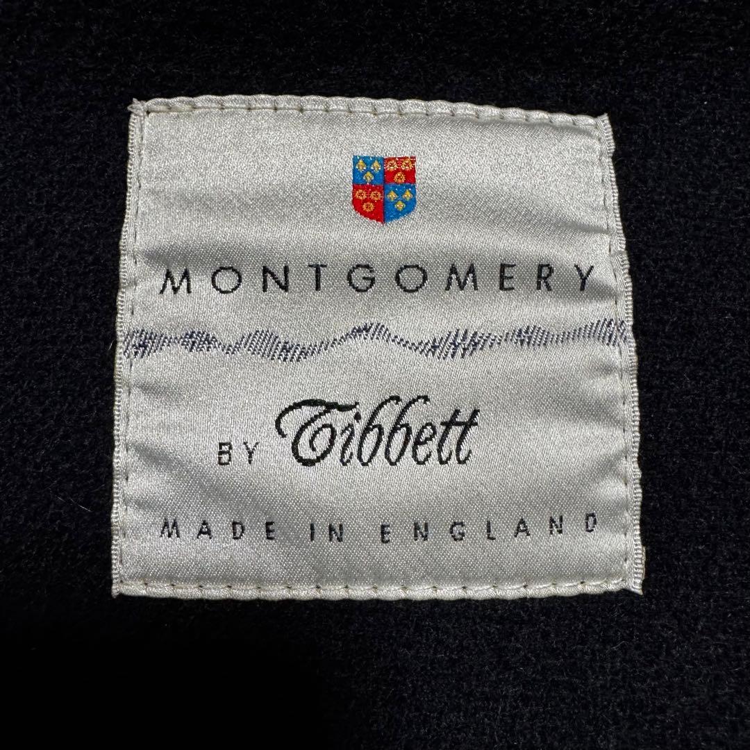 モンゴメリー　ロング　ダッフルコート　ヘリンボーン　ネイビー　イングランド製