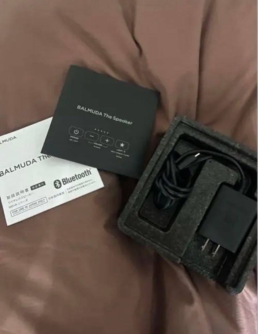 BALMUDA The Speak black バルミューダ