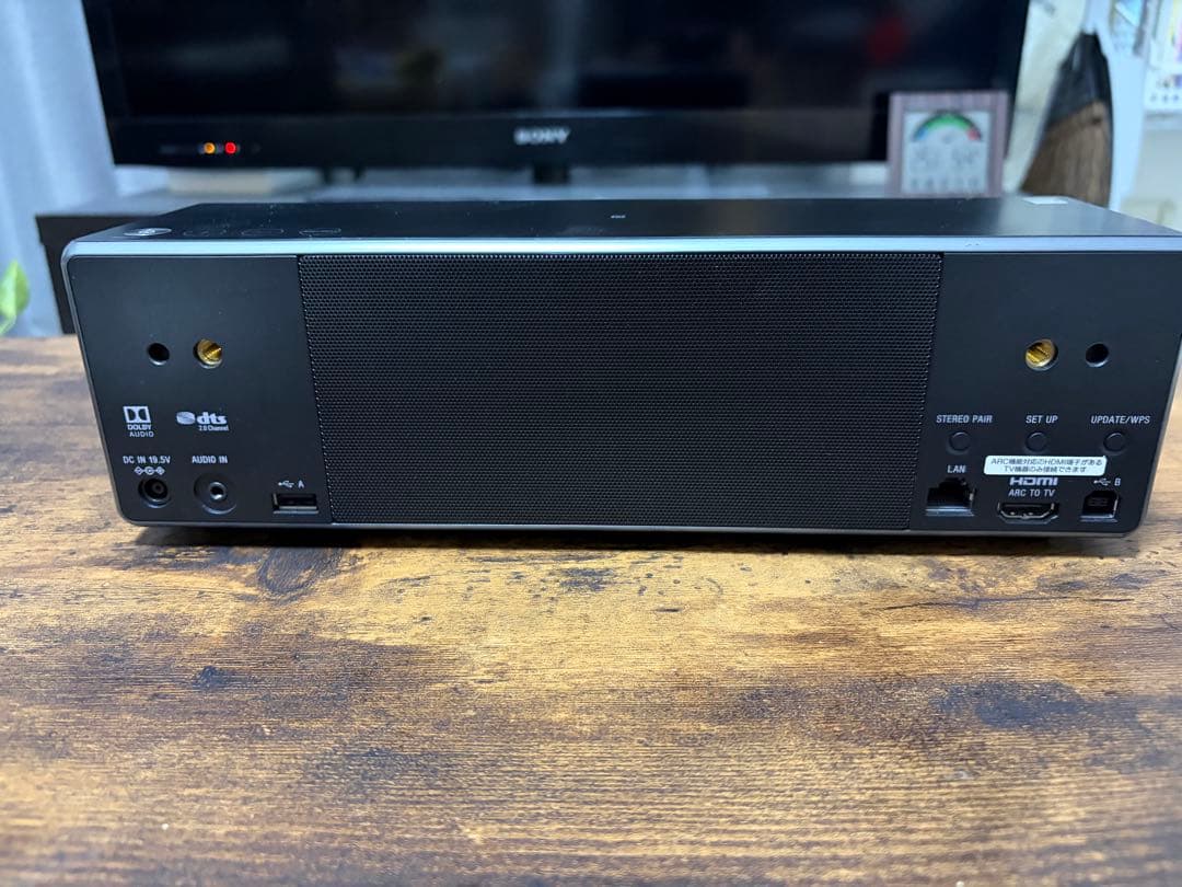 【美品】SONY SRS-ZR7 ブラック ワイヤレススピーカー