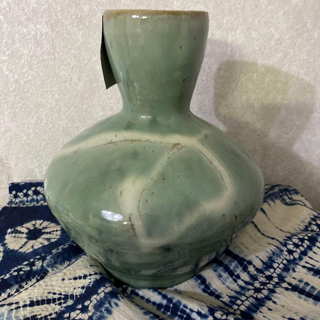 人間国宝　島岡達三　益子　花瓶