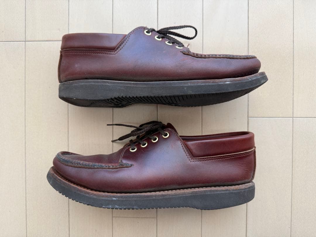 ラッセルモカシン ダークブラウン レザー モカシン 26.5cm