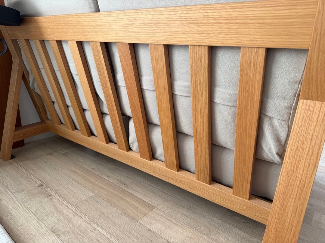 無印良品ソファ本体ウレタンポケットコイル2シーター