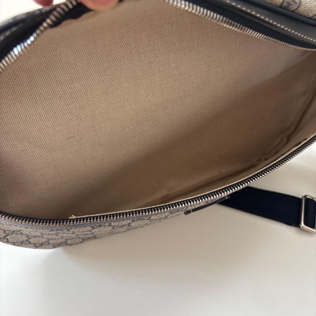 GUCCI グッチ GGスプリーム ボディバッグ ウエストバッグ