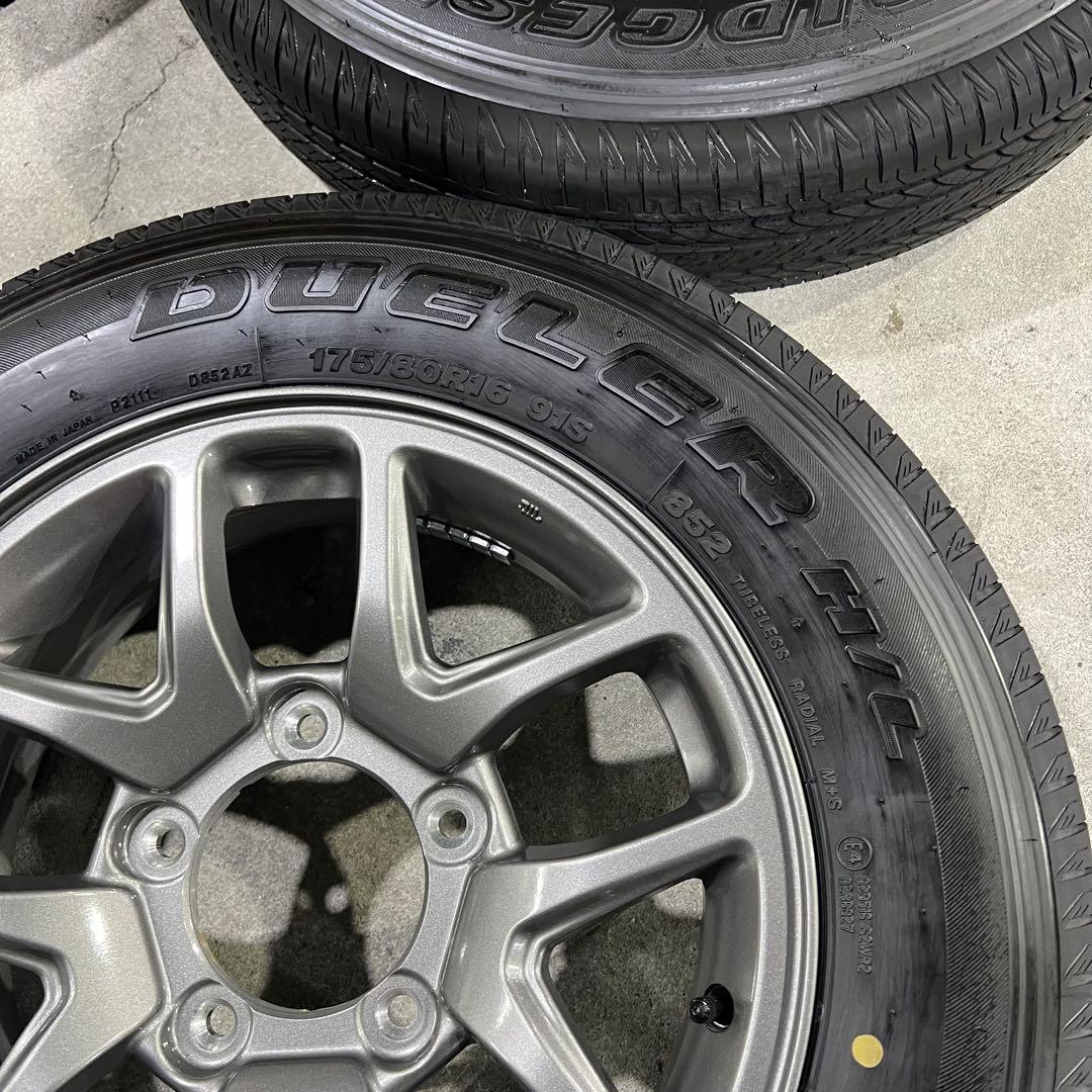 ジムニー JB64 純正アルミホイールタイヤ4本セット 新車外し品 T30