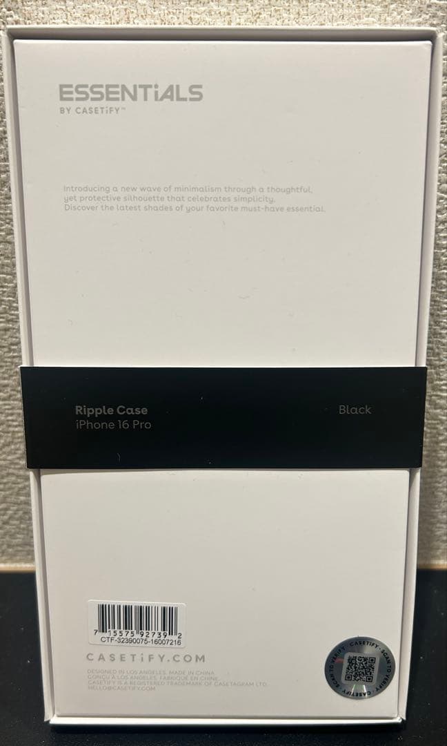 【新品未使用】CASETiFY iPhone 16 Pro シリコンケース