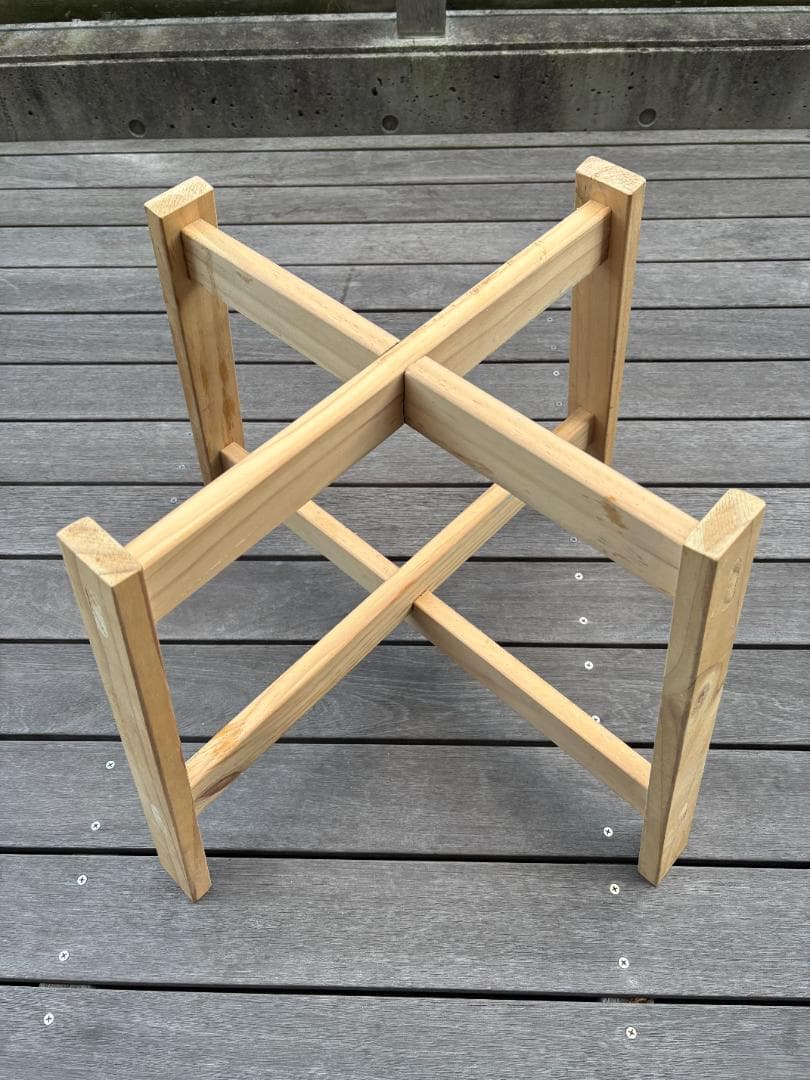 【IKEA　北欧・モロッコ風】トレイテーブル 折りたたみ ターコイズブルー