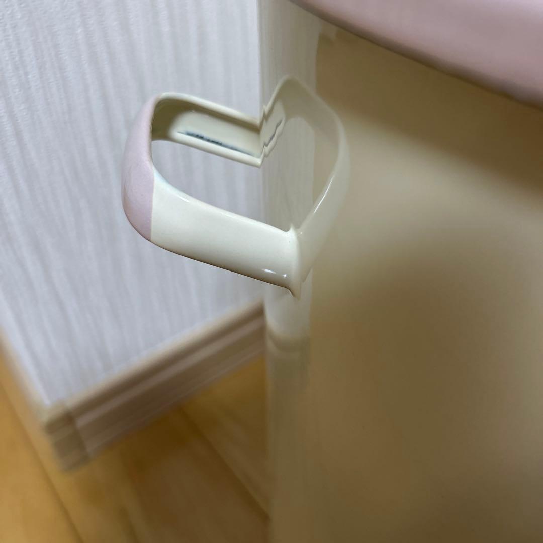 イマン imane フローラ ホーロー トラッシュ缶 特大 希少 アンティーク