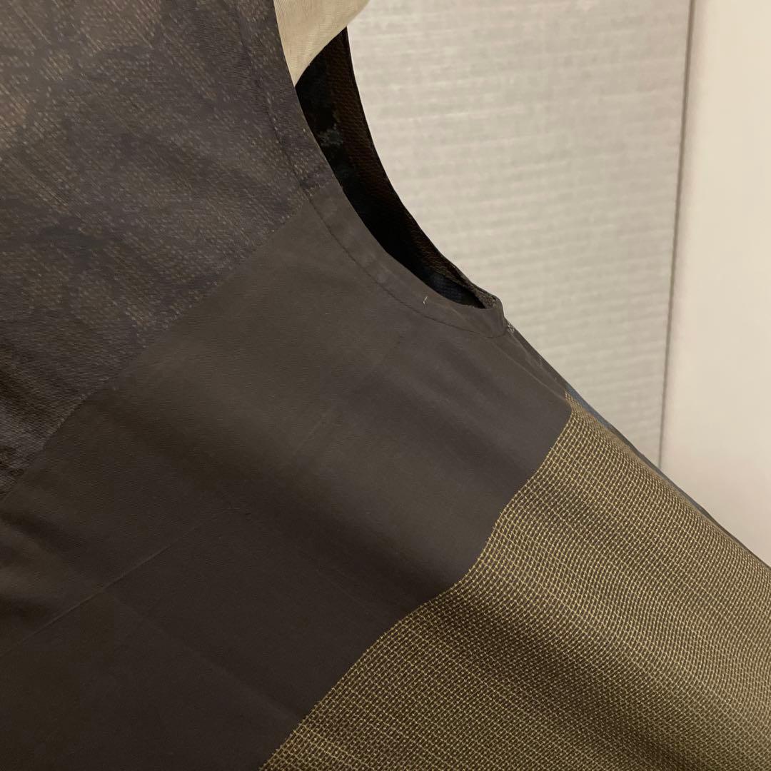 着物ワンピーステントラインマキシ丈【223】大島紬《龍郷柄7マルキ含む》