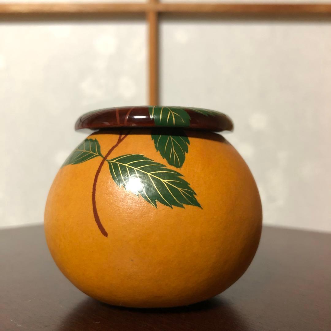 【箱有り】山吹　蒔絵　瓢箪　茶器　茶道具