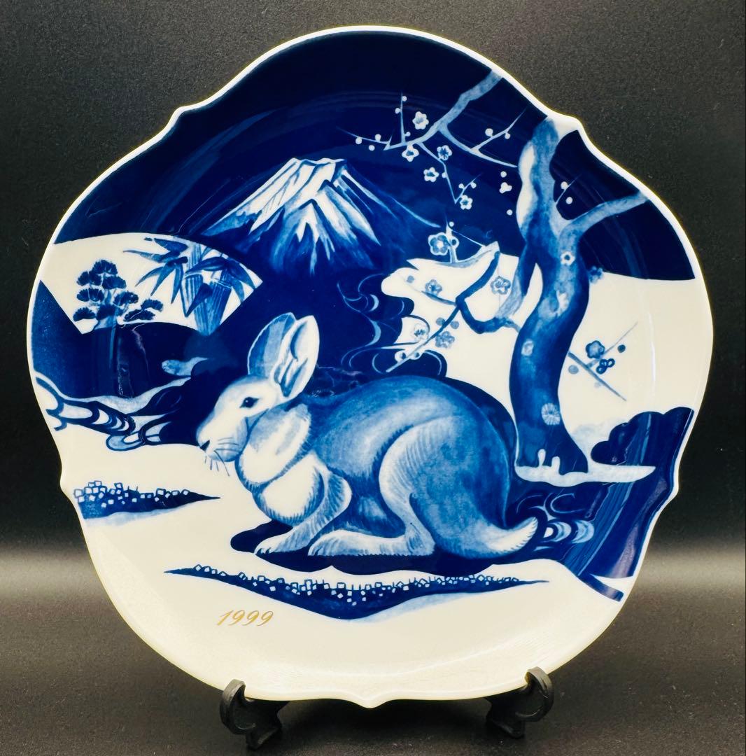 【世界限定500】✨希少✨マイセン 兎 1999 イヤープレート