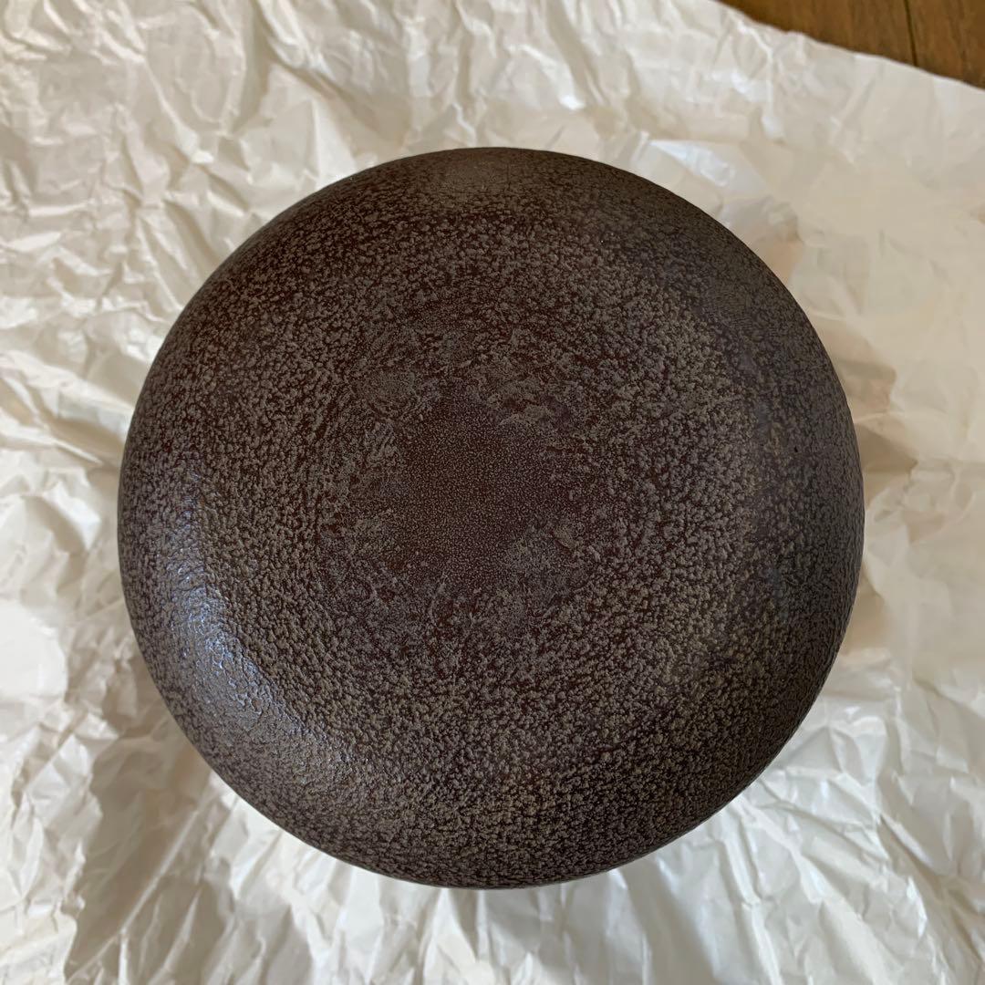 【美品】人間国宝 釜師 高橋敬典 糸目 筒釜　環付　共箱　共布　茶道具