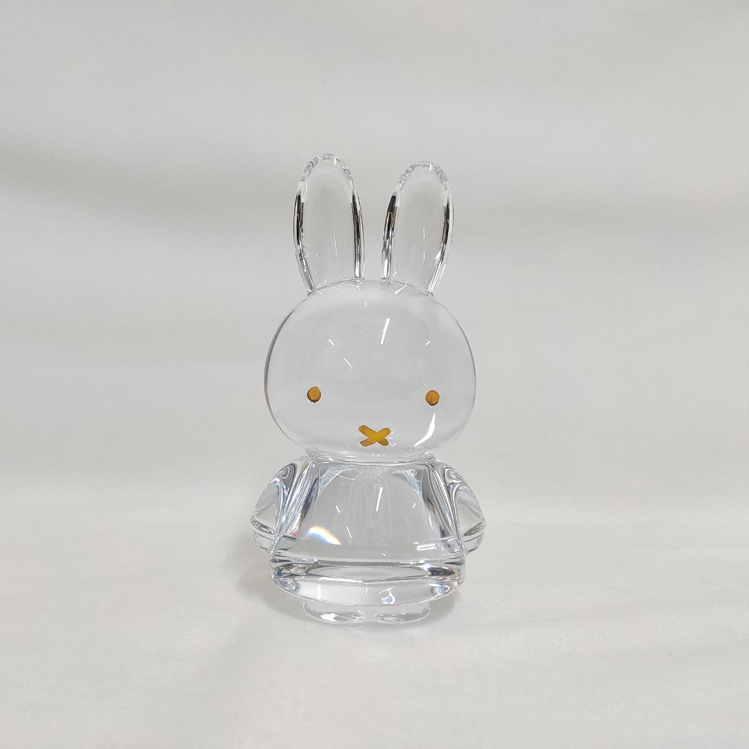 中古 バカラ ミッフィー クリスタル フィギュリン Baccarat miffy