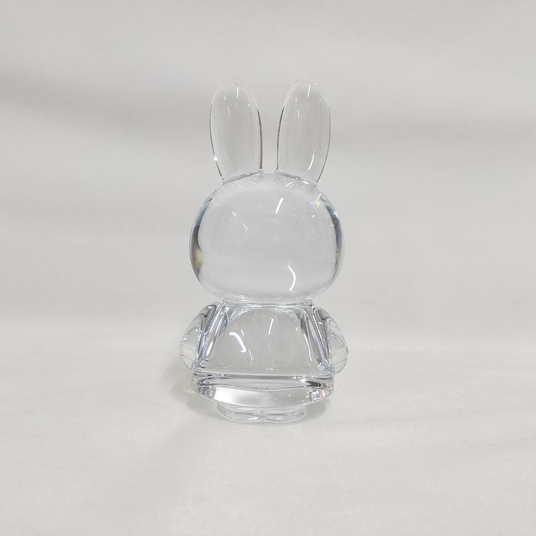 中古 バカラ ミッフィー クリスタル フィギュリン Baccarat miffy