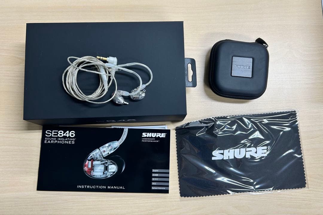 美品SHURE SE846-CL-A 　第1世代