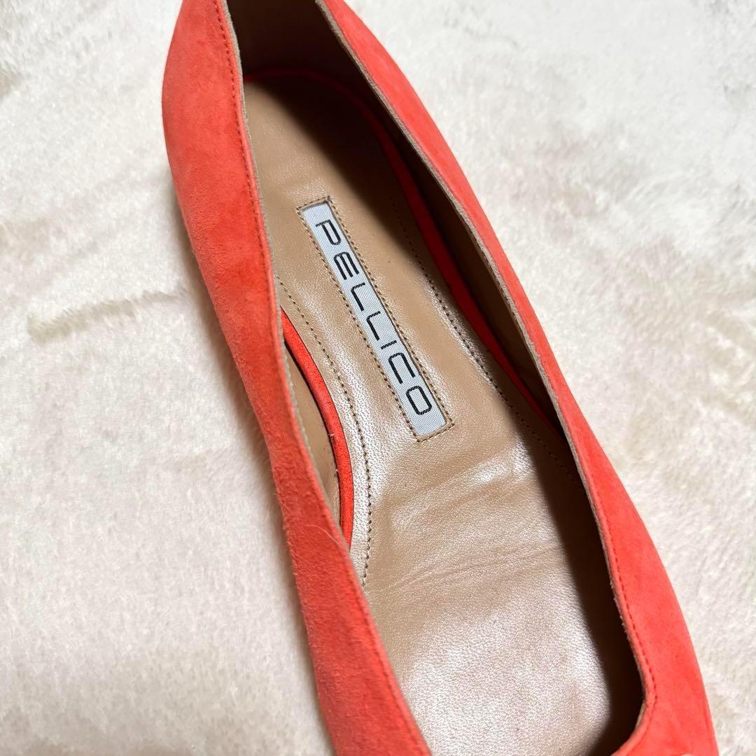 未使用級 ペリーコ アネッリ フラットシューズ ゴールド金具