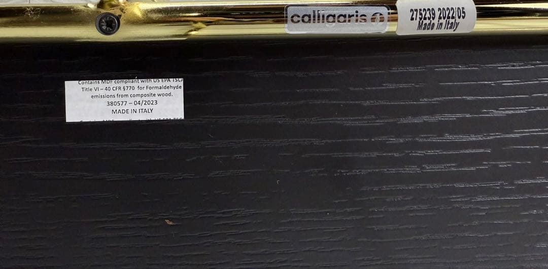 ■カリガリス Calligaris コンソールテーブル　大理石