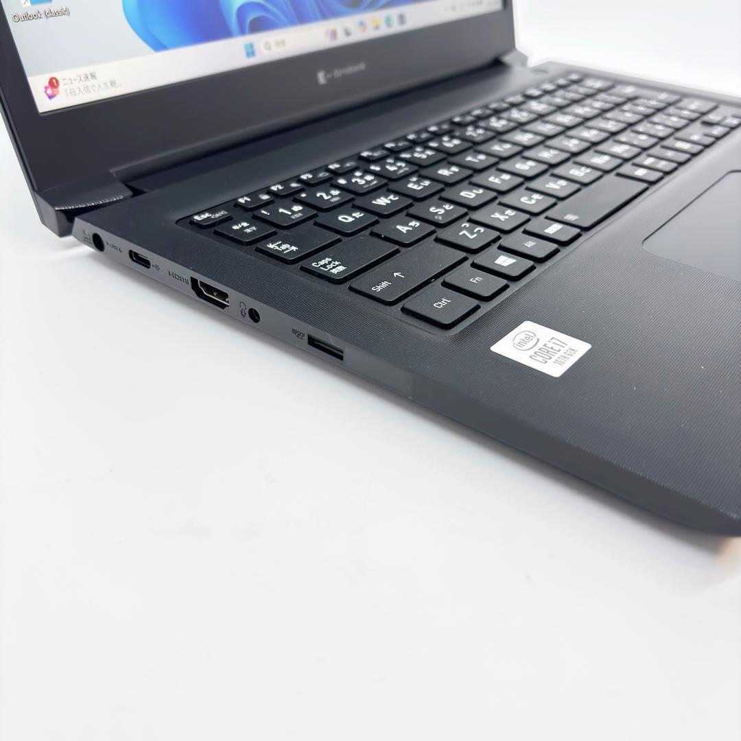 2020年モデル ノートパソコン Corei7 オフィス SSD Win11