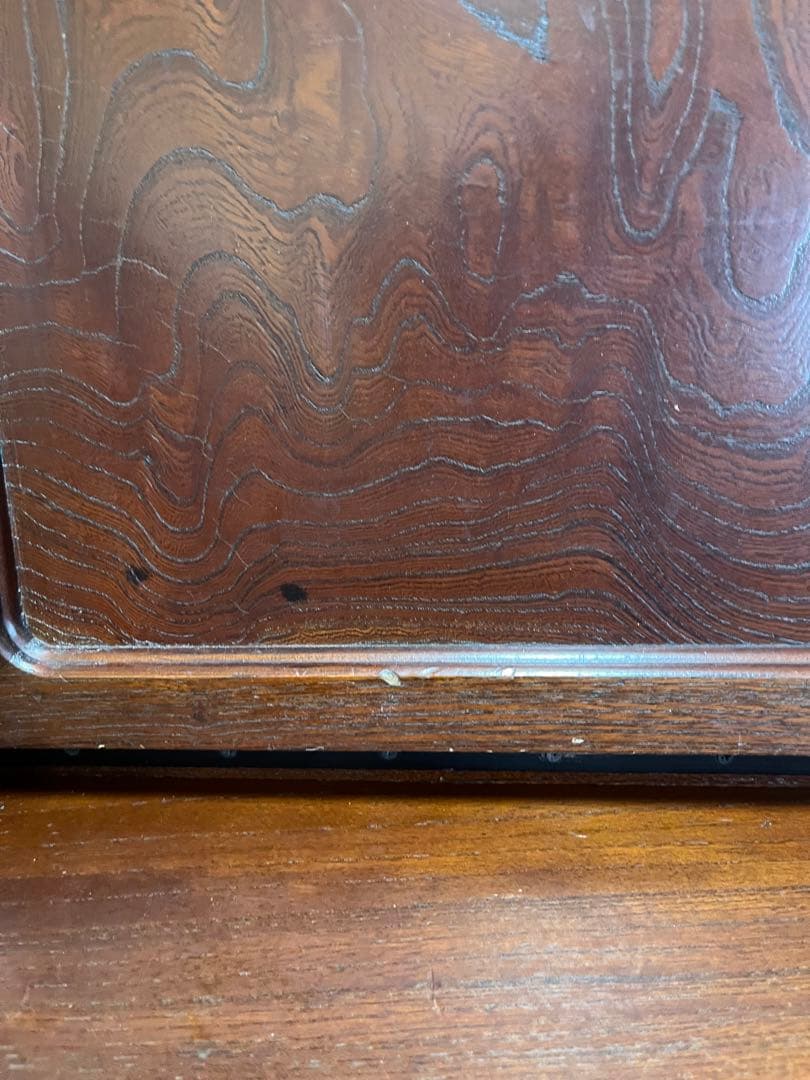 天然木 ケヤキ材 和製ヴィンテージ ライティングビューロー