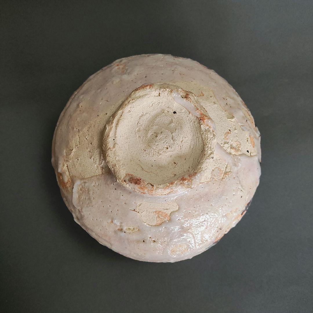 安藤實　志野茶碗　絵志野　桃山陶