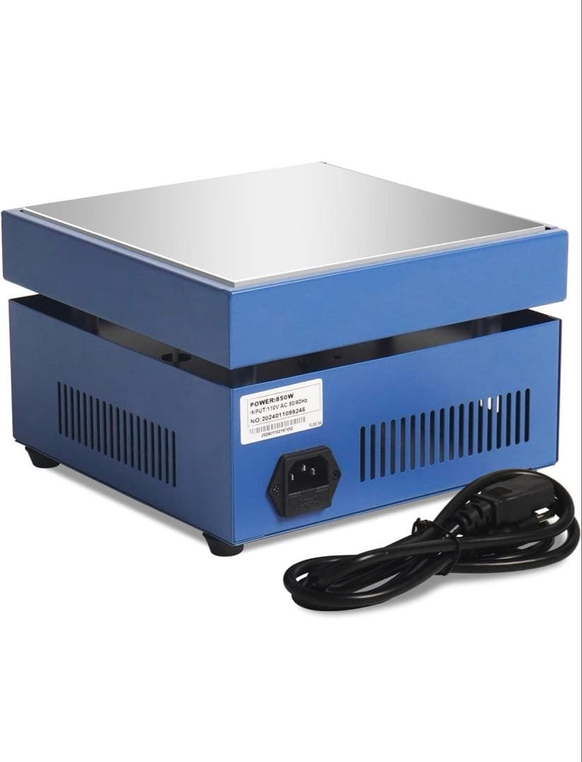 KLD 定温ホットプレート 850W 200mm x 200mm