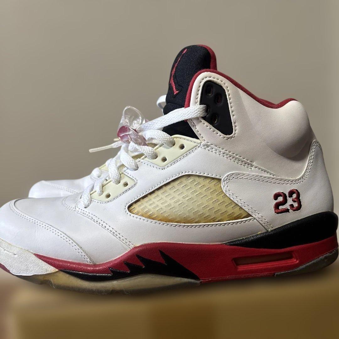 NIKE エアジョーダン5 Fire Red 28.5cm