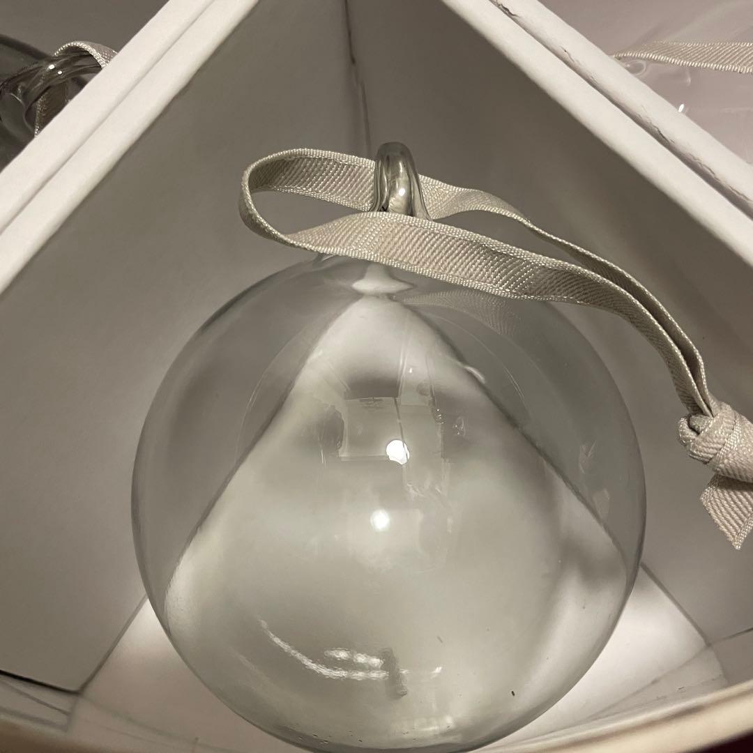  ガラスボール オーナメント グレー レッド 9個セット