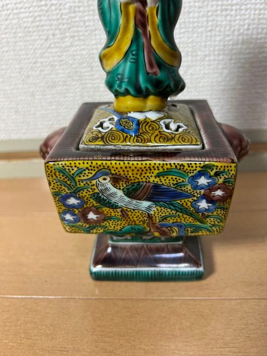 281 九谷焼　香炉　時代物　古美術品