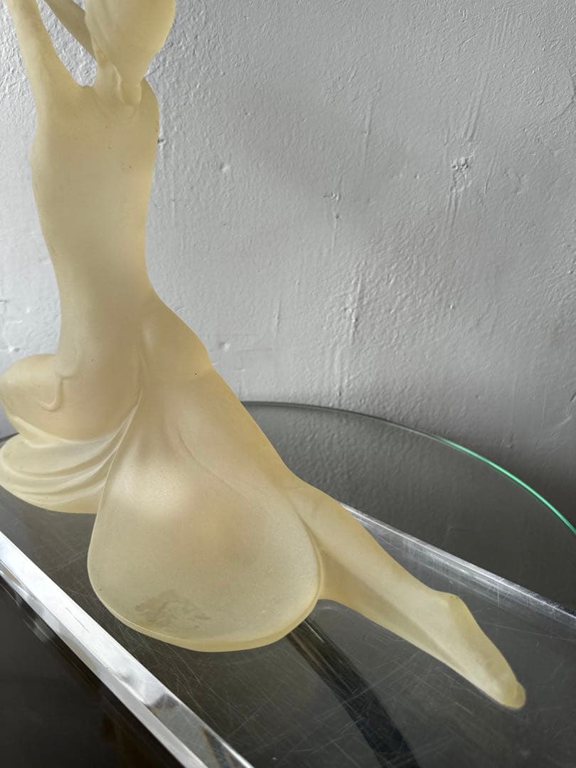 クリスタル オブジェ アンティーク ヴィンテージ レトロ アート 置物 希少