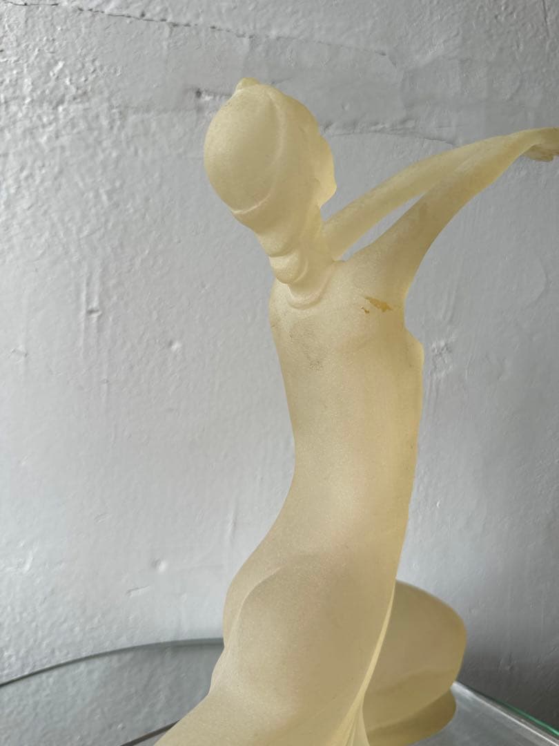 クリスタル オブジェ アンティーク ヴィンテージ レトロ アート 置物 希少