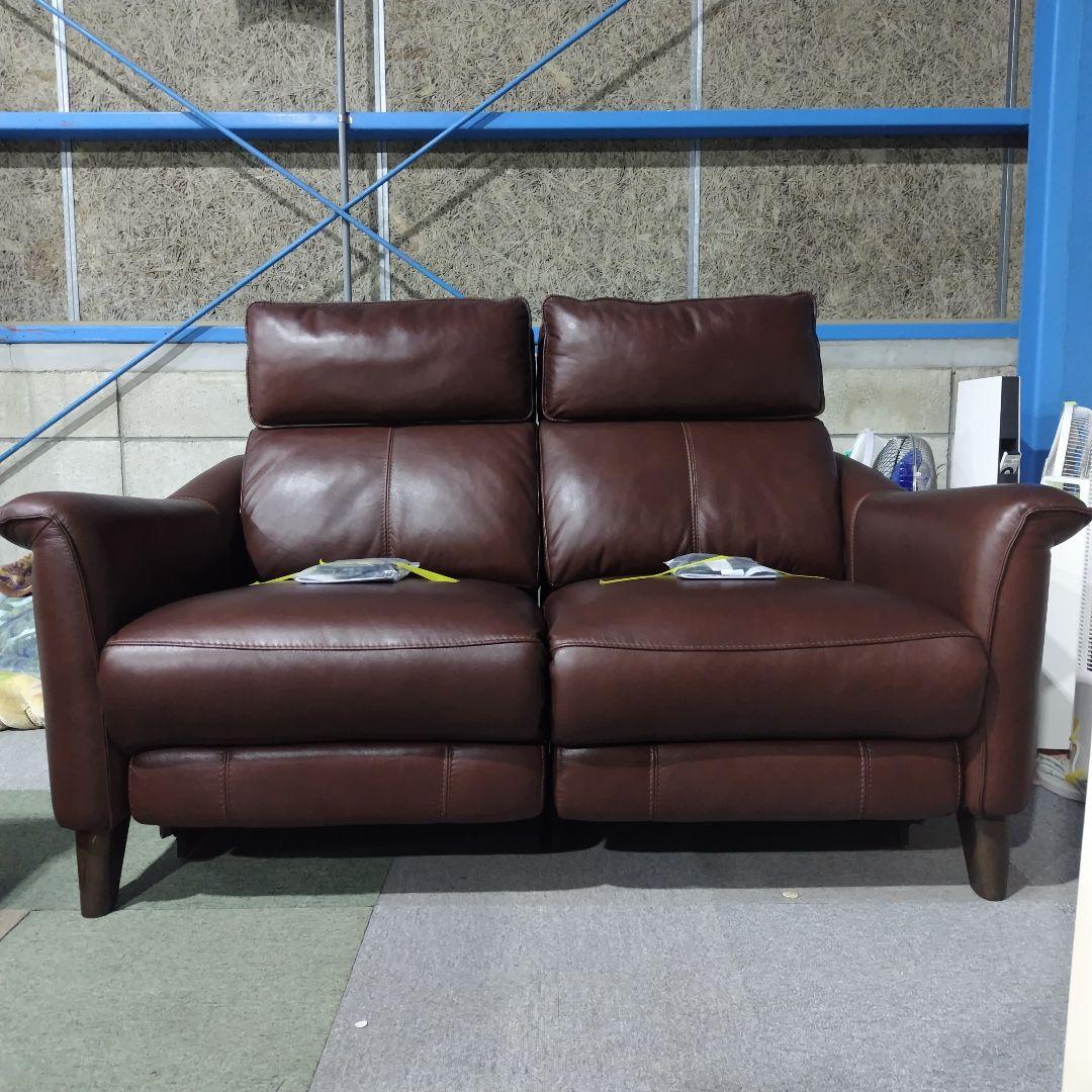 【美品】NITORI　ニトリ　電動リクライニングソファ　チェリーブ　２人用