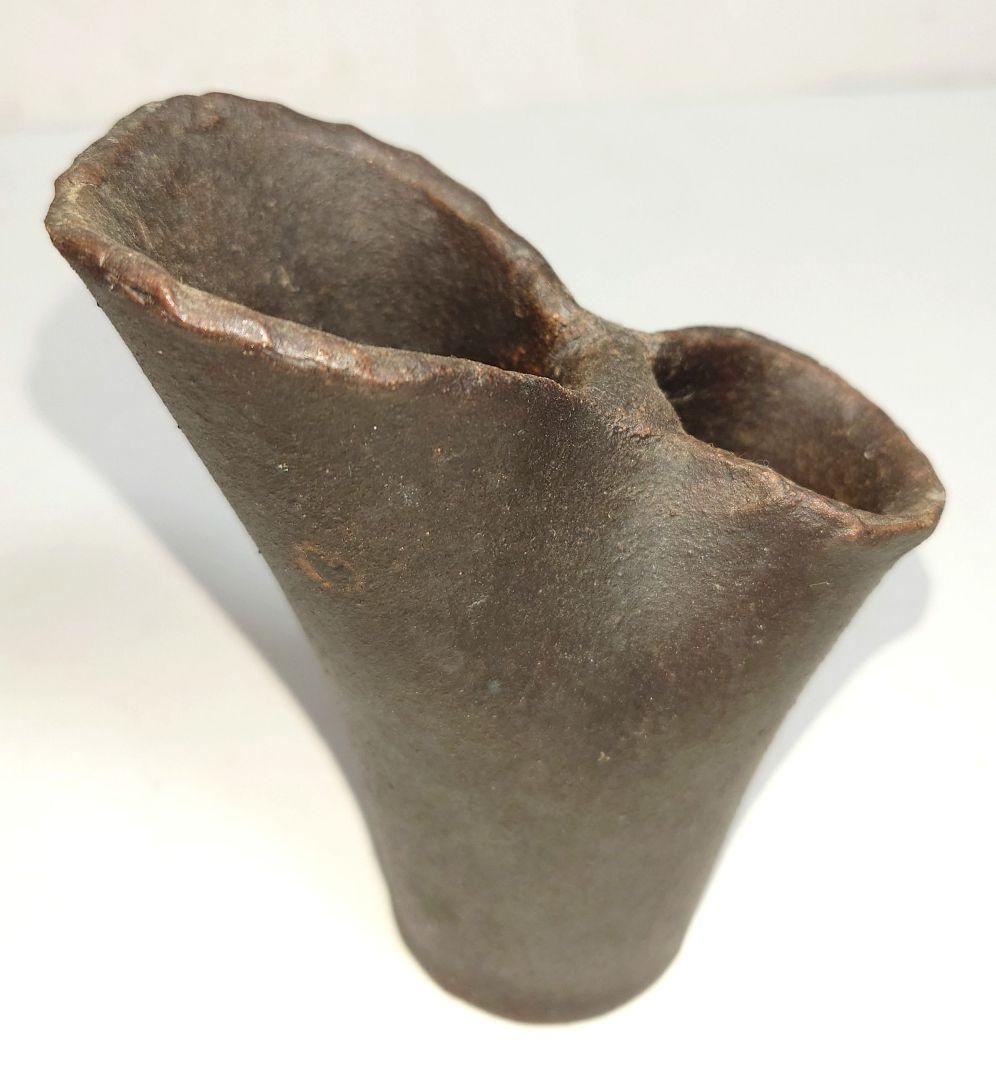 【6点】信楽焼 花瓶 花器 一輪挿 陶芸 明山 工芸 生花 和